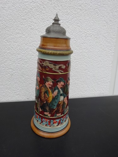 Alter bierkrug liter nach - bierkrug,