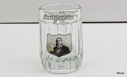 Antike bierkrug glaskrug - bierkrug,