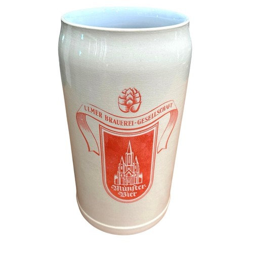 Vtg ulmer munster bier - vtg, 3l