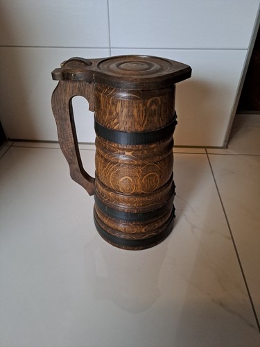 Bierkrug mit deckel - bierkrug, aus